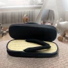 Tongs tressées en paille pour hommes, pantoufles d&rsquo;été à Clip en forme de Y, sandales à bout ouvert, pantoufles japonaises à fond épais, pour l&rsquo;intérieur de la maison