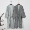 peignoir classique japonais pour hommes, vêtements de nuit, robe kimono, vêtements de nuit en coton, respectueux de la peau, vêtements d'intérieur décontractés, pyjamas