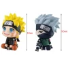 figurine de dessin animé naruto naruto 9cm, kakashi, version q, kawaii sasuke itachi, décoration de voiture, modèle de collection