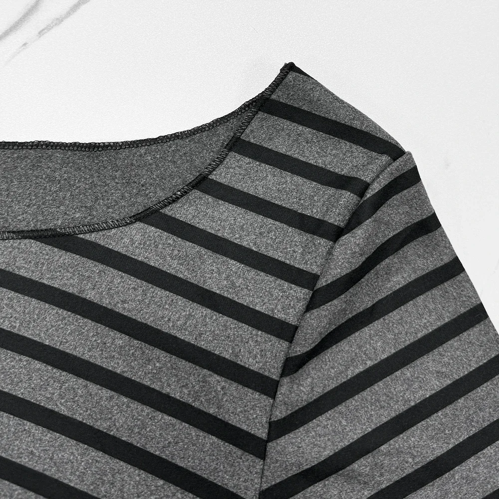 t shirt rayé à manches longues pour femmes, nouveaux modèles de base japonais, slim, sans bretelles, style de rue coréen y2k, printemps automne t shirt rayé à manches longues pour femmes, nouveaux modèles de base japonais, slim, sans bretelles, style de rue coréen y2k, printemps automne