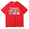 anime touhou projet bienvenue enfer t shirt 2025 femmes coton vêtements harajuku vêtements été hauts unisexe graphique haut respirant