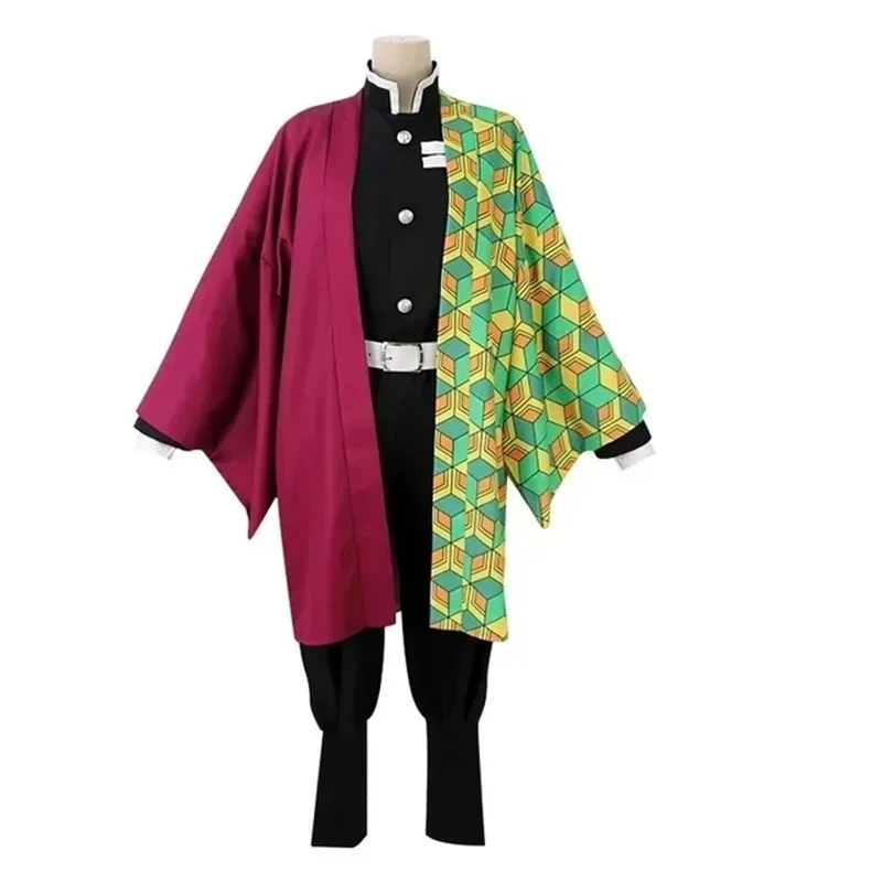 tomioka giyuu demon slayer anime cosplay costume pour hommes adultes, uniforme kimono, vêtements de carnaval d'halloween, vêtements d'anterie de scène tomioka giyuu demon slayer anime cosplay costume pour hommes adultes, uniforme kimono, vêtements de carnaval d'halloween, vêtements d'anterie de scène