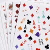 japonais intéressant adhésif décalcomanies bricolage décoration d'ongle manucure poker nail art autocollant cartes à jouer conception