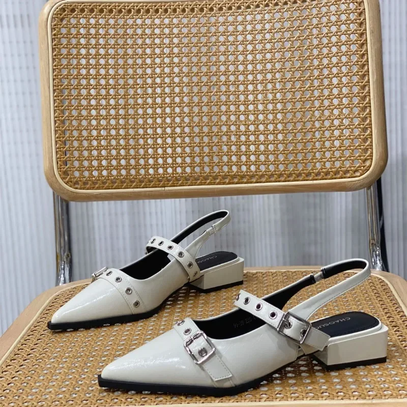 sandales pour femmes bout pointu quotidien femme chaussures à talons bas été 2025 confortable tendance anti dérapant chaud le meilleur ou tendance sandales pour femmes bout pointu quotidien femme chaussures à talons bas été 2025 confortable tendance anti dérapant chaud le meilleur ou tendance