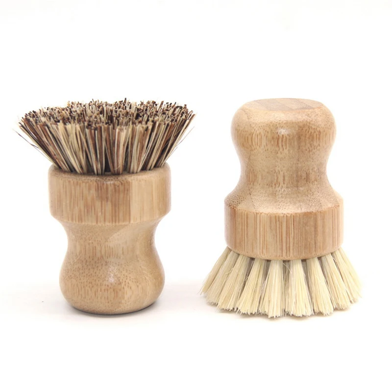 brosses à récurer en bambou pour la vaisselle, épurateurs de livres en bois de cuisine pour laver la poêle en fonte, pot, poils en sisal naturel brosses à récurer en bambou pour la vaisselle, épurateurs de livres en bois de cuisine pour laver la poêle en fonte, pot, poils en sisal naturel