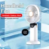 mini ventilateur portatif usb ventilateur portatif extérieur avec support pour téléphone de bureau 3 réglages de vent longue durée de vie de travail mini ventilateur multifonction