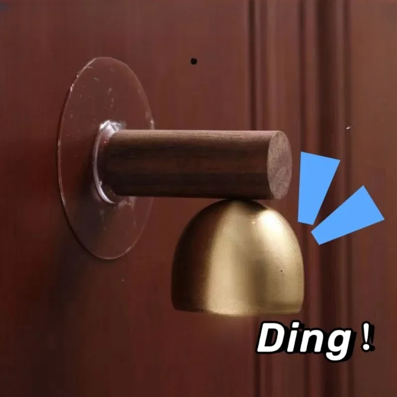 Sonnette en bois faite à la main, Style japonais, ouverture de porte, carillon éolien Dopamine, réfrigérateur Sonnette en bois faite à la main, Style japonais, ouverture de porte, carillon éolien Dopamine, réfrigérateur