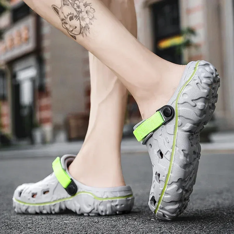sabots eva pour hommes, chaussures de jardin légères, sabots en plastique, sandales de travail de plage avec sabots et mules pour hommes, 2025 sabots eva pour hommes, chaussures de jardin légères, sabots en plastique, sandales de travail de plage avec sabots et mules pour hommes, 2025