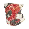 Personnalisé chinois Dragon rouge Totem hiver bandeau cou plus chaud Ski course Tube écharpe Tradition Style asiatique visage Bandana guêtre