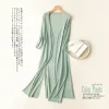 Cardigan tricoté pour femmes, Kimono Long d&rsquo;été, chemisier fin, haut Boho, chemise de plage surdimensionnée, automne 2025