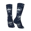 supermarine spitfire hommes chaussettes d'équipage unisexe amusant avion de chasse pilote avion printemps été automne hiver robe chaussettes