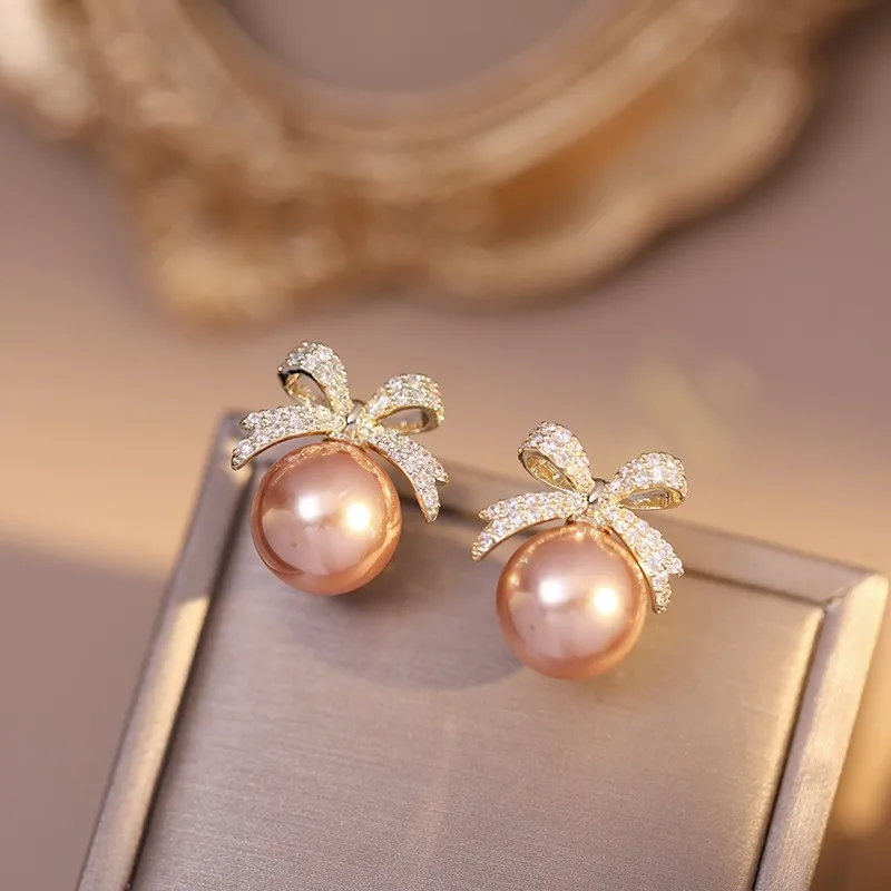 boucles d'oreilles en strass scintillants pour femmes, bijoux de luxe légers, à la mode, cadeaux d'anniversaire de mariage boucles d'oreilles en strass scintillants pour femmes, bijoux de luxe légers, à la mode, cadeaux d'anniversaire de mariage