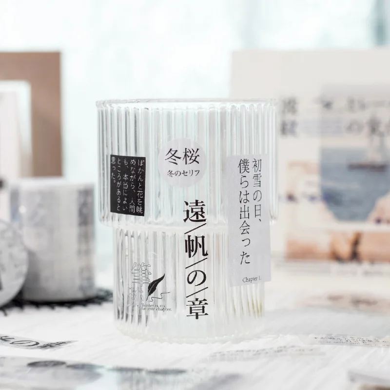 autocollants décoratifs sur le thème du texte de style japonais, autocollants à bande amusants pour compte à main, matériaux de bricolage autocollants décoratifs sur le thème du texte de style japonais, autocollants à bande amusants pour compte à main, matériaux de bricolage
