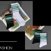 chaussettes streetwear pour hommes, sport coréen, harajuku, tendance, skateboard, couple, chaussettes hip hop à rayures hautes, 1997