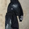 harajuku forever hoodies tracksuit men oversized sweatshirt y2k tops polyester clothes goth couples streetwear men clothing