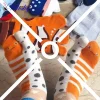 Nouveau Style filles mignon drôle bout fendu mi-tube chaussettes abstrait laid anguille Aquarium Couple chaussettes personnalité chaussettes à la mode