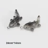 10 pièces mini mignon kwaii koi poisson rouge résine petits animaux breloques pendentifs pour la fabrication de bijoux bricolage porte clés boucles d'oreilles accessoires