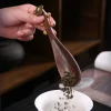 pelle à thé chinoise rétro, pelle à thé chinoise, cuillère à thé, kongfu, support de sélection de feuilles, ustensiles de cérémonie du thé, outil d'accessoires, nouveau