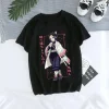 t shirt pour femmes, dessin animé japonais demon slayer, kimetsu no yaiba nezuko, tanjirou kamado graphique y2k, vêtements hauts
