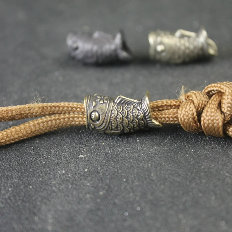 koinobori couteau en laiton perles carpe koi poisson edc extérieur bricolage paracorde tissé lanière pendentifs parapluie corde bracelets accessoires koinobori couteau en laiton perles carpe koi poisson edc extérieur bricolage paracorde tissé lanière pendentifs parapluie corde bracelets accessoires