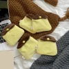 porte monnaie pudding caramel kawaii, mini sac de rangement, sac mignon, porte carte, écouteurs en peluche portable d1c0