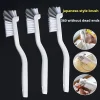 Brosse de nettoyage japonaise pour évier et moto – Conception coudée à long manche pour trous et crevasses arrière Brosse de nettoyage japonaise pour évier et moto – Conception coudée à long manche pour trous et crevasses arrière