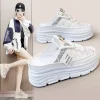 Chaussures à plateforme pour femmes, sandales à l&rsquo;offre elles optiques, chaussures de sport décontractées, sandales Parker fermées, été, nouveau, 2024