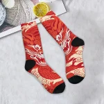Chaussettes pour hommes, mythe Oriental Dragon, rétro, mode décontractée, confortables, chaudes, antidérapantes, pour Sports de plein air, cadeau de fête novateur Chaussettes pour hommes, mythe Oriental Dragon, rétro, mode décontractée, confortables, chaudes, antidérapantes, pour Sports de plein air, cadeau de fête novateur