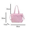kawaii lycée adolescentes jk sac grand sac en nylon pvc transparent itabag harajuku style sac à bandoulière
