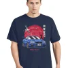 coton initial d t shirt hommes femmes harajuku esthétique surdimensionné t shirt drôle jdm légende voiture t shirt horizon r34 t shirt