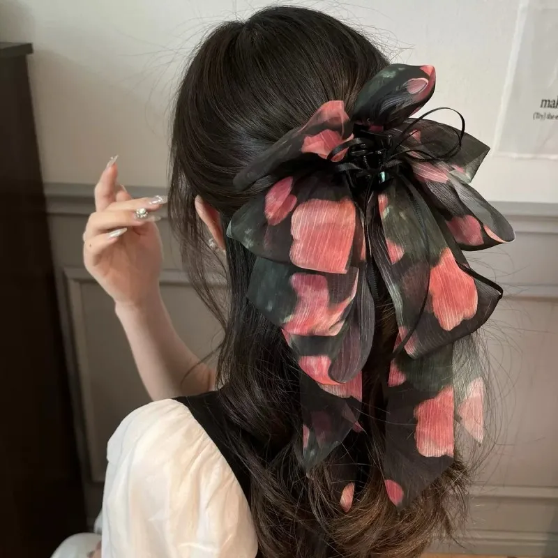 clip de conception d'arc d'atmosphère romantique et haut de gamme, accessoires de cheveux polyvalents et élégants pour femmes clip de conception d'arc d'atmosphère romantique et haut de gamme, accessoires de cheveux polyvalents et élégants pour femmes