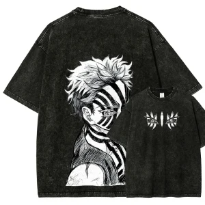 25 nouveau populaire Anime Hit Show lavé Vintage Akaza T-shirt Manga graphique vêtements pour hommes coton surdimensionné à manches courtes t-shirts hauts 25 nouveau populaire Anime Hit Show lavé Vintage Akaza T-shirt Manga graphique vêtements pour hommes coton surdimensionné à manches courtes t-shirts hauts