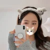 cerceau de cheveux de chat en peluche pour filles, couvre chef coréen, dessin animé, accessoires pour cheveux, ornements, nouvelle collection automne et hiver