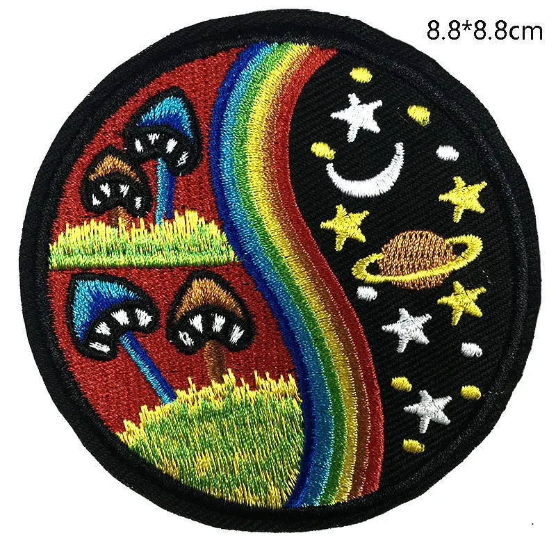 vêtements mode décoration personnalité adhésif broderie tissu autocollant rond dessin animé anglais chaussures et chapeaux trou broderie vêtements mode décoration personnalité adhésif broderie tissu autocollant rond dessin animé anglais chaussures et chapeaux trou broderie
