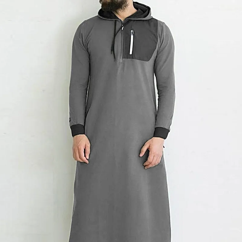 caftan arabe robe musulmane hommes jubba thobe à manches longues vêtements musulmans robe pour hommes longs sweats à capuche arabes caftan longue à capuche caftan arabe robe musulmane hommes jubba thobe à manches longues vêtements musulmans robe pour hommes longs sweats à capuche arabes caftan longue à capuche