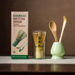 Ensemble de 4 fouets Matcha, brosse à thé en bambou, support de fouet en céramique, cuillère à thé en bois, outils de fabrication de thé pour la maison, bricolage Ensemble de 4 fouets Matcha, brosse à thé en bambou, support de fouet en céramique, cuillère à thé en bois, outils de fabrication de thé pour la maison, bricolage