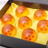 dragon ball 7 pièces/ensemble 1:1 cristal 3.5cm figurine jouets invocation shenron souhaitant collection anime modèle cadeau