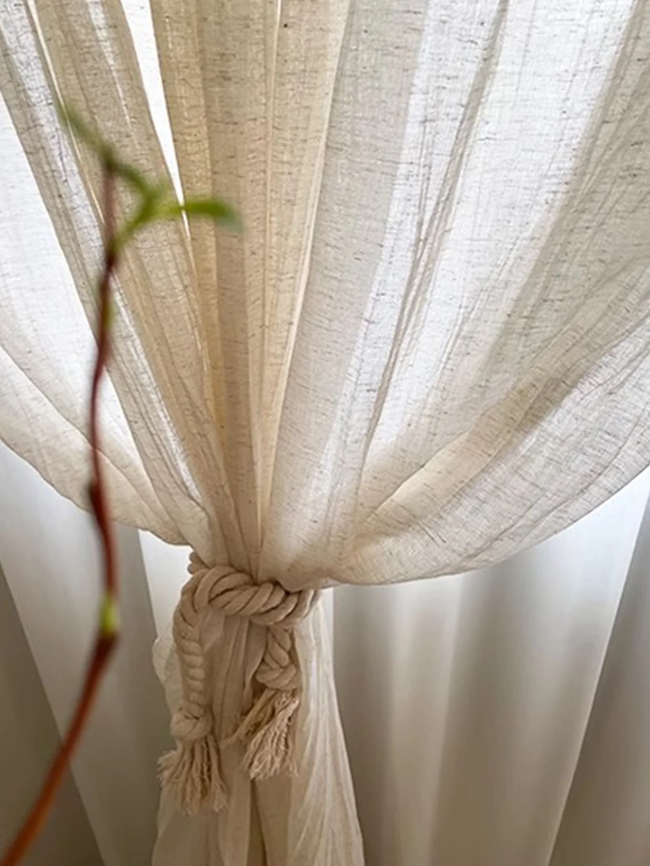 rideau d'écran en lin déformable de style folklorique japonais, rideau de balcon et de chambre à coucher bergame rideau d'écran en lin déformable de style folklorique japonais, rideau de balcon et de chambre à coucher bergame