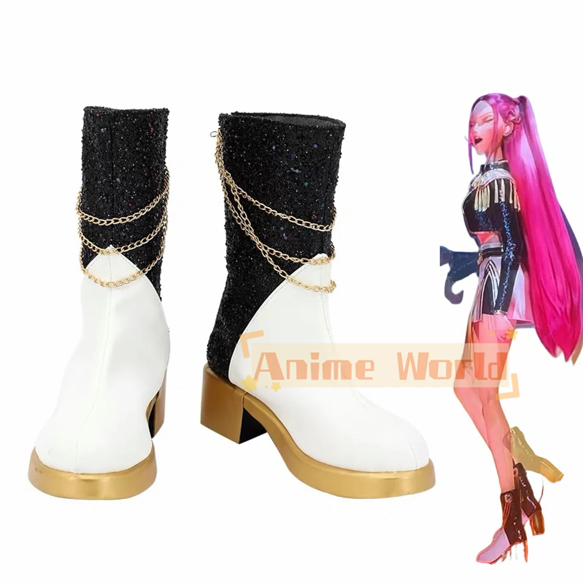 filles mira zoey rumi cosplay scène bottes chaussures k pop démon chasseurs costume chaussures performance enfants adulte halloween fête filles mira zoey rumi cosplay scène bottes chaussures k pop démon chasseurs costume chaussures performance enfants adulte halloween fête