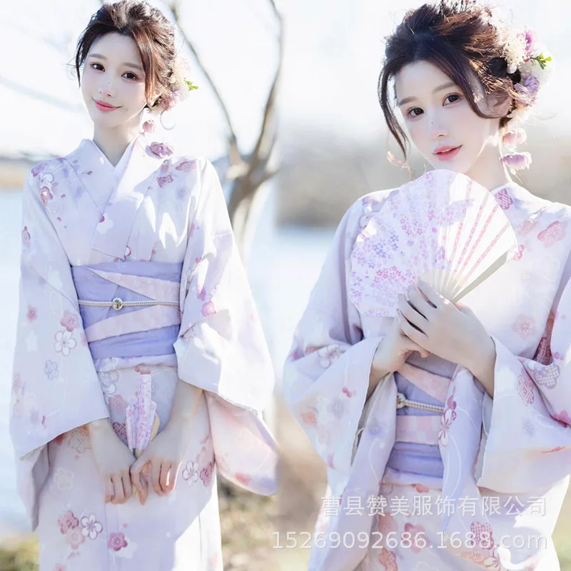 kimono cosplay women's formal attire traditional improvement clothes japanese cute pink literary and artistic portrait dress kimono cosplay women's formal attire traditional improvement clothes japanese cute pink literary and artistic portrait dress