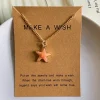collier étoile de mer pour cadeau de vacances d'été, mignon, joli, nouvelle mode, ras du cou, vente en gros de bijoux