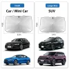 parasol de voiture pare brise couverture avant fenêtre pliable pare soleil bloc chaleur portable plié parasol auto courbé modèle nuances