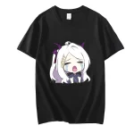 Blue Archive Hina Japanese Anime T-shirt unisexe, T-shirt graphique de dessin animé, vêtements pour hommes et femmes, Y-Harajuku