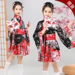 Kimono japonais Yukata Geisha pour enfants, robe de soirée, Kimono traditionnel Vintage avec Obi, nouveauté, Costume de Cosplay pour filles, peignoir Kimono japonais Yukata Geisha pour enfants, robe de soirée, Kimono traditionnel Vintage avec Obi, nouveauté, Costume de Cosplay pour filles, peignoir