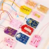 porte clés de voiture pendentif porte bonheur, amulette de prière impériale, breloques de garde, sac de richesse, beauté, santé, sécurité, prière japonaise, omamori, 1 pièce