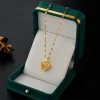 collier avec pendentif en forme de cœur battant en cristal pour femmes, mode coréenne, chaîne de clavicule en acier inoxydable, bijoux de mariage sexy