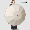 Parapluie entièrement automatique, couleur unie, pliable, grand Format, pare-soleil d’extérieur, Protection UV, Portable et automatique Parapluie entièrement automatique, couleur unie, pliable, grand Format, pare-soleil d’extérieur, Protection UV, Portable et automatique
