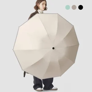 Parapluie entièrement automatique, couleur unie, pliable, grand Format, pare-soleil d’extérieur, Protection UV, Portable et automatique Parapluie entièrement automatique, couleur unie, pliable, grand Format, pare-soleil d’extérieur, Protection UV, Portable et automatique