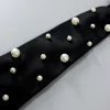 cravate pré nouée de style académique perlée à la main, 1 pièce, cravate d'uniforme jk noire pour femmes pour chemises élégantes | streetwear élégant et tendance ve