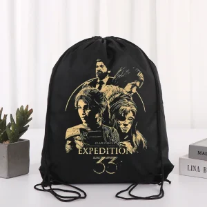 Anime imprimé cordon sac à dos jeu Clair Obscur expédition 33 sport Fitness sac mode dessiner chaîne sacs pochette de rangement cadeau